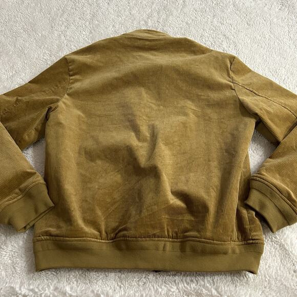 Polo Ralph Lauren Corduroy Brwn Eisenhower Jacket Sz XL Plaid Green Insulation - Picture 3 of 10